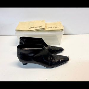 Authentic Vintage Louis Vuitton Ankle Boots / Shoes US 7.5 EU 38 + 2 Dust Bags